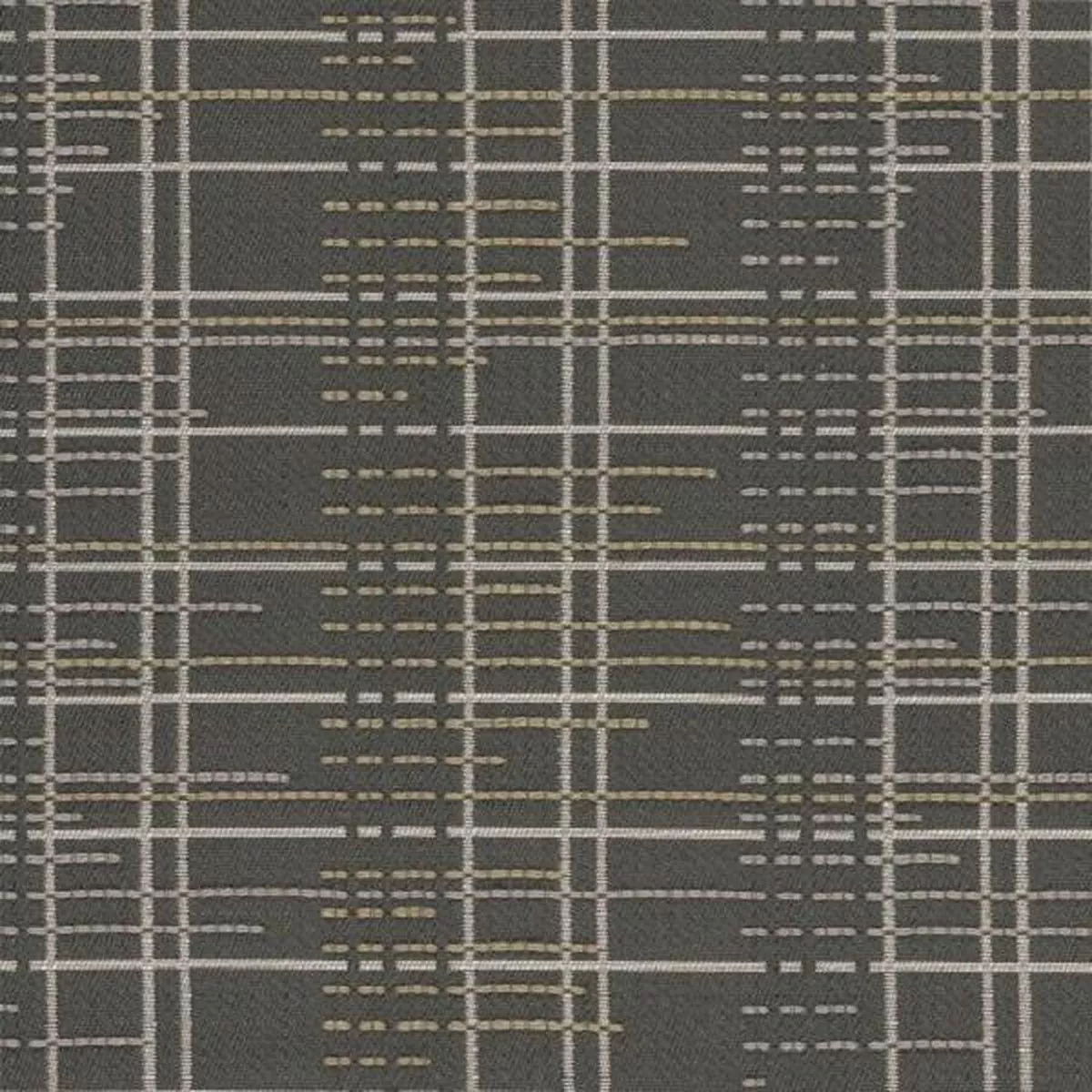 Designtex Tramway Pewter Stripe Grey Upholstery Fabric