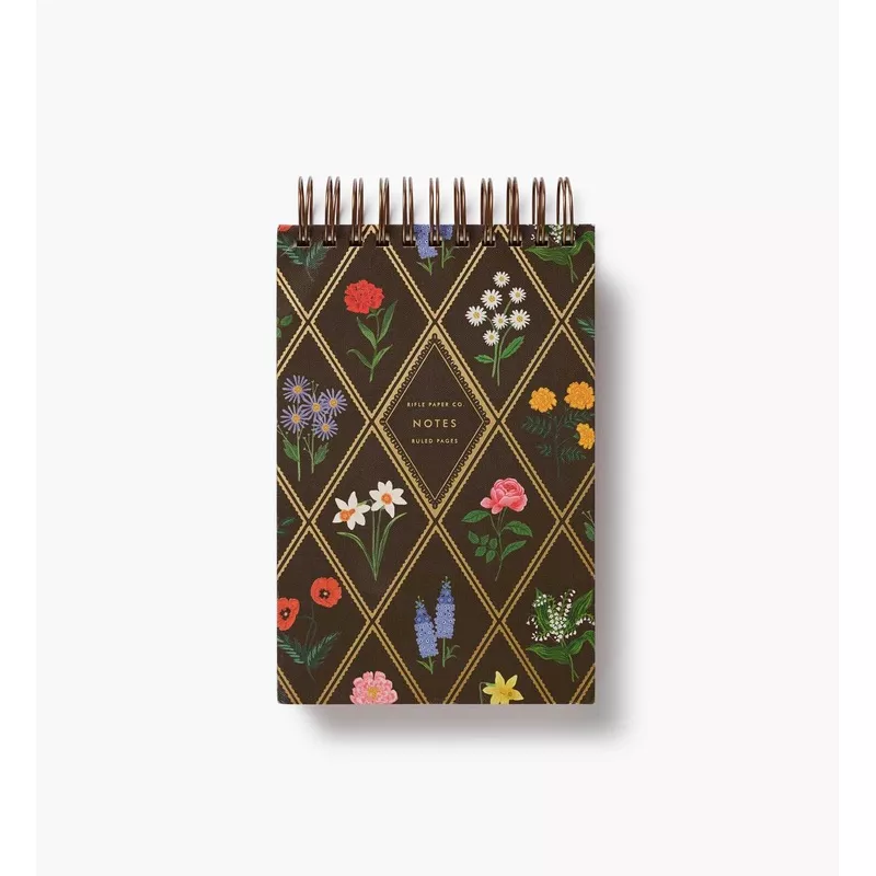 Desktop Spiral Notepad – Garden Study