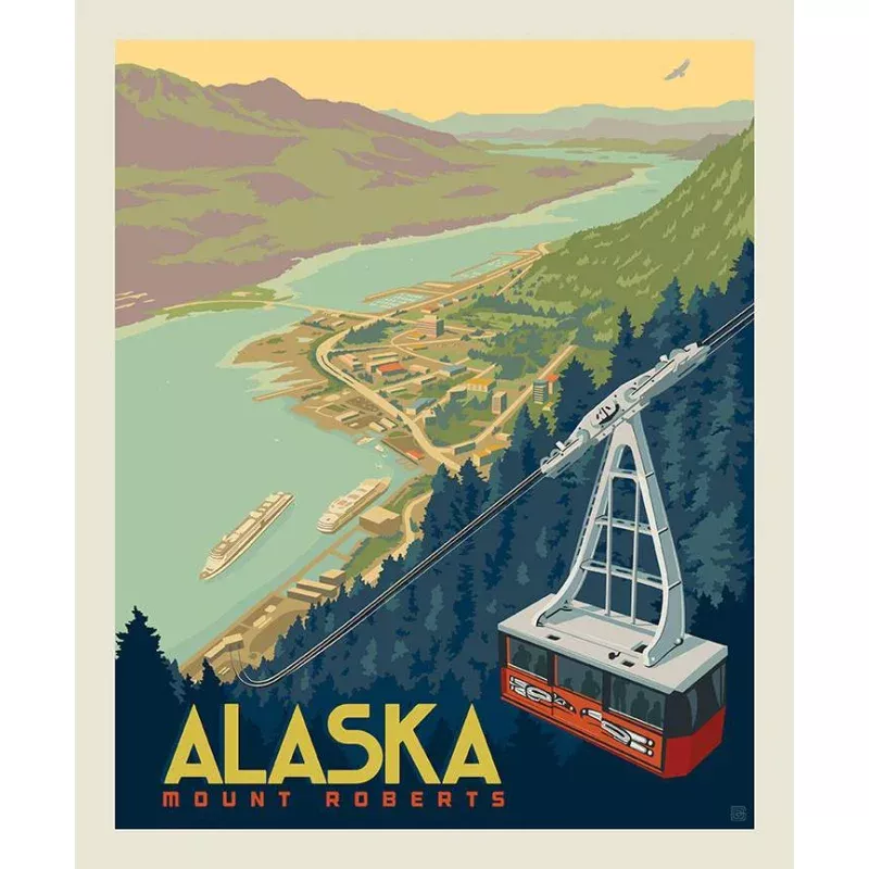 Destinations 3 Alaska Mount Roberts Panel (Digitally Printed)