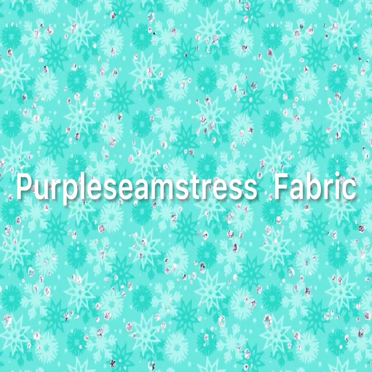 Diamonds and SnowflakesFabric