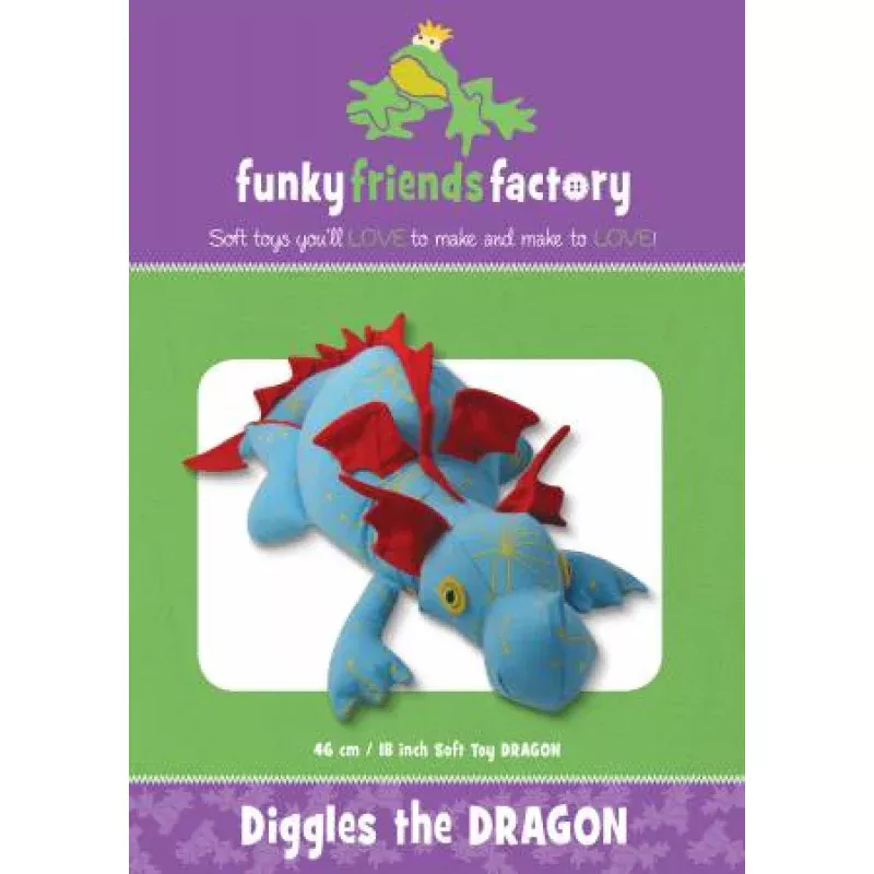 Diggles the Dragon Pattern