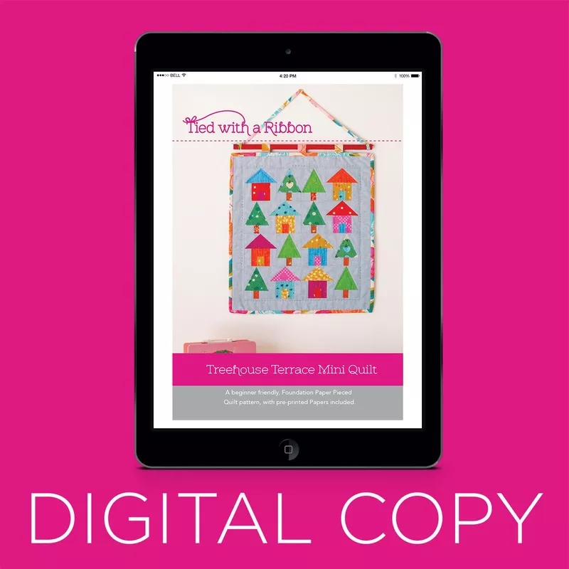 Digital Download – Treehouse Terrace Mini Quilt Pattern