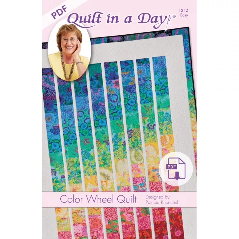 Digital Pattern – Color Wheel Quilt by Quilt in a Day