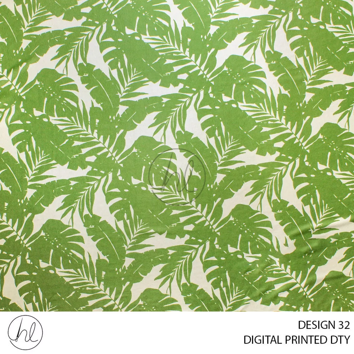 DIGITAL PRINTED DTY 53 LIGHT OLIVE 150CM PER M