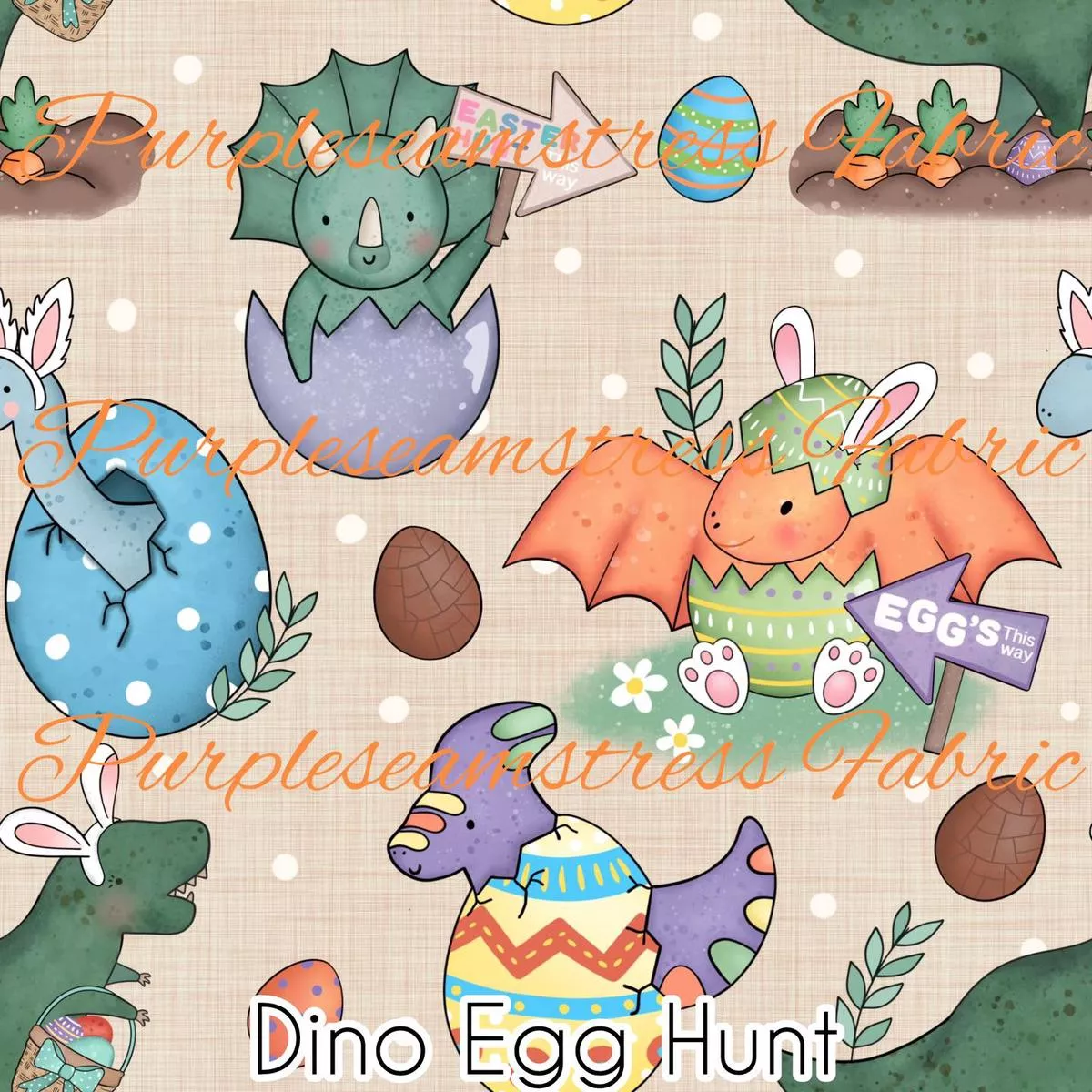 Dino Egg HuntFabric