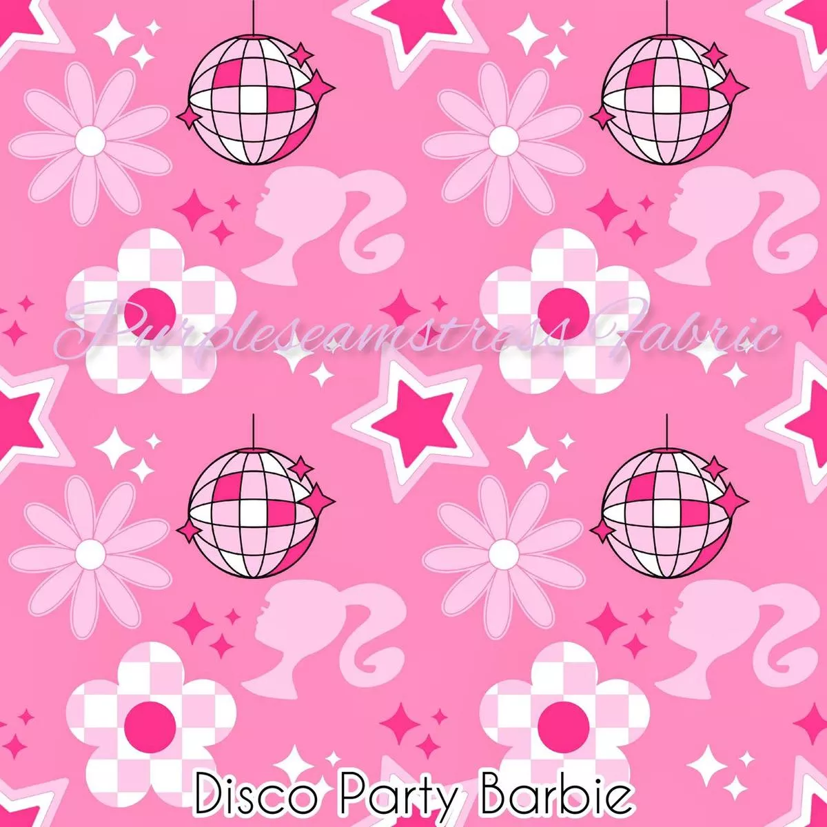 Disco Party BarbieFabric