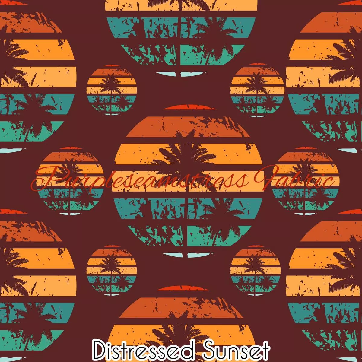 Distressed SunsetFabric