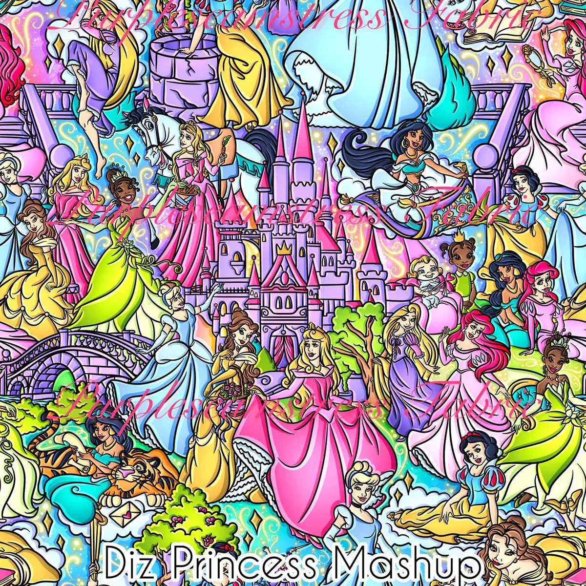 Diz Princess MashupFabric
