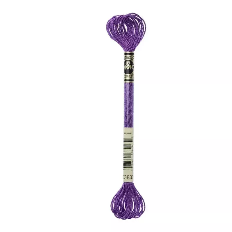 DMC Light Effects Embroidery Floss #E3837 Jewels Purple Ruby Polyester Metallic
