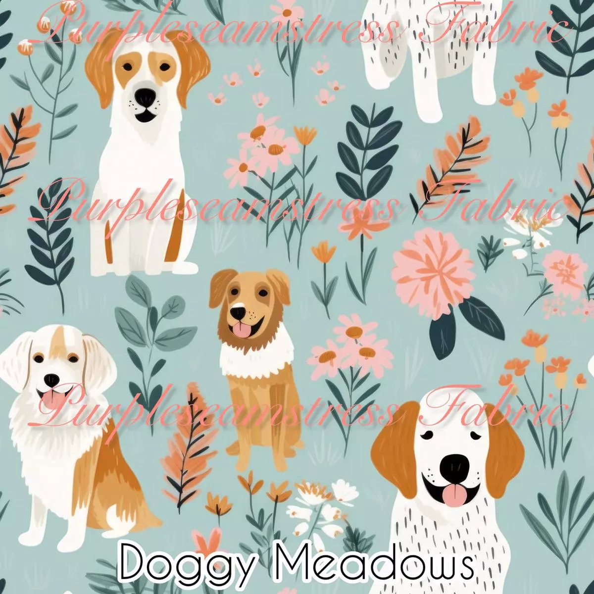 Doggy MeadowsFabric