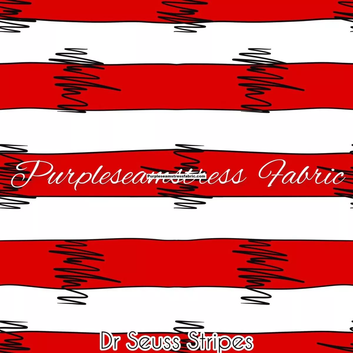Dr Seuss StripesFabric