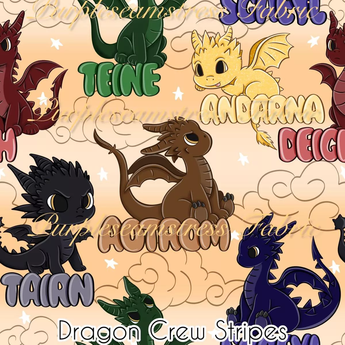 Dragon Crew StripesFabric