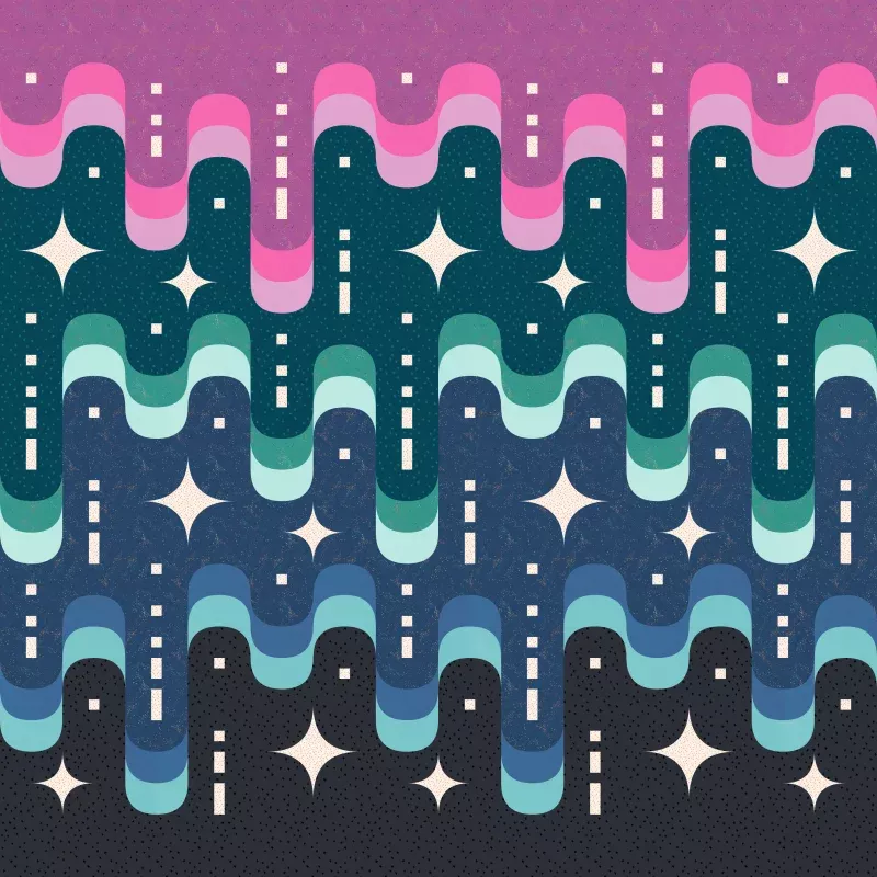Drip Quilt Kit – Cosmic Cotton Candy