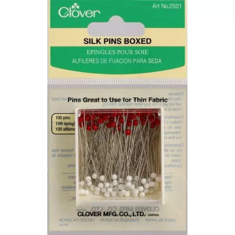Dritz Silk Pins 100 Count