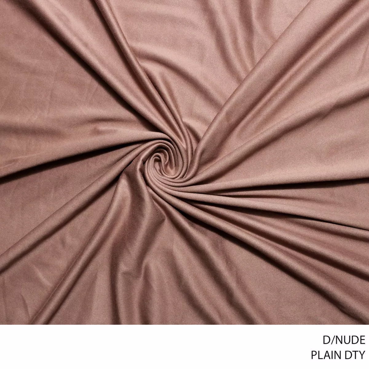 DTY PLAIN FABRIC 150CM D/NUDE