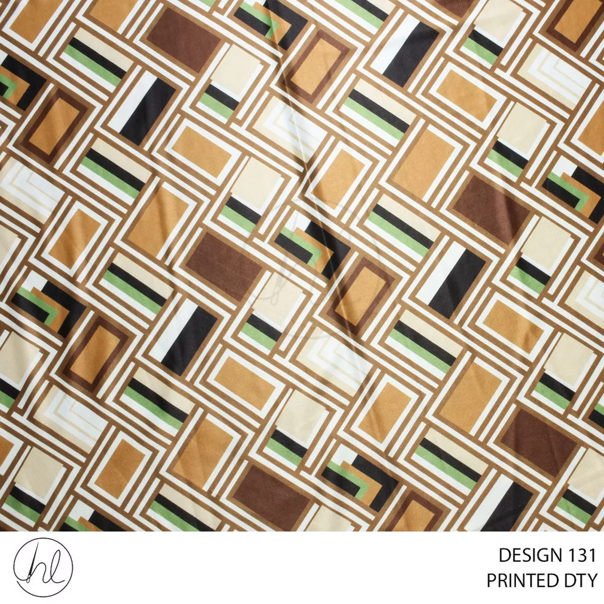 DTY PRINTED FABRIC TAN ROLL ROLL 007