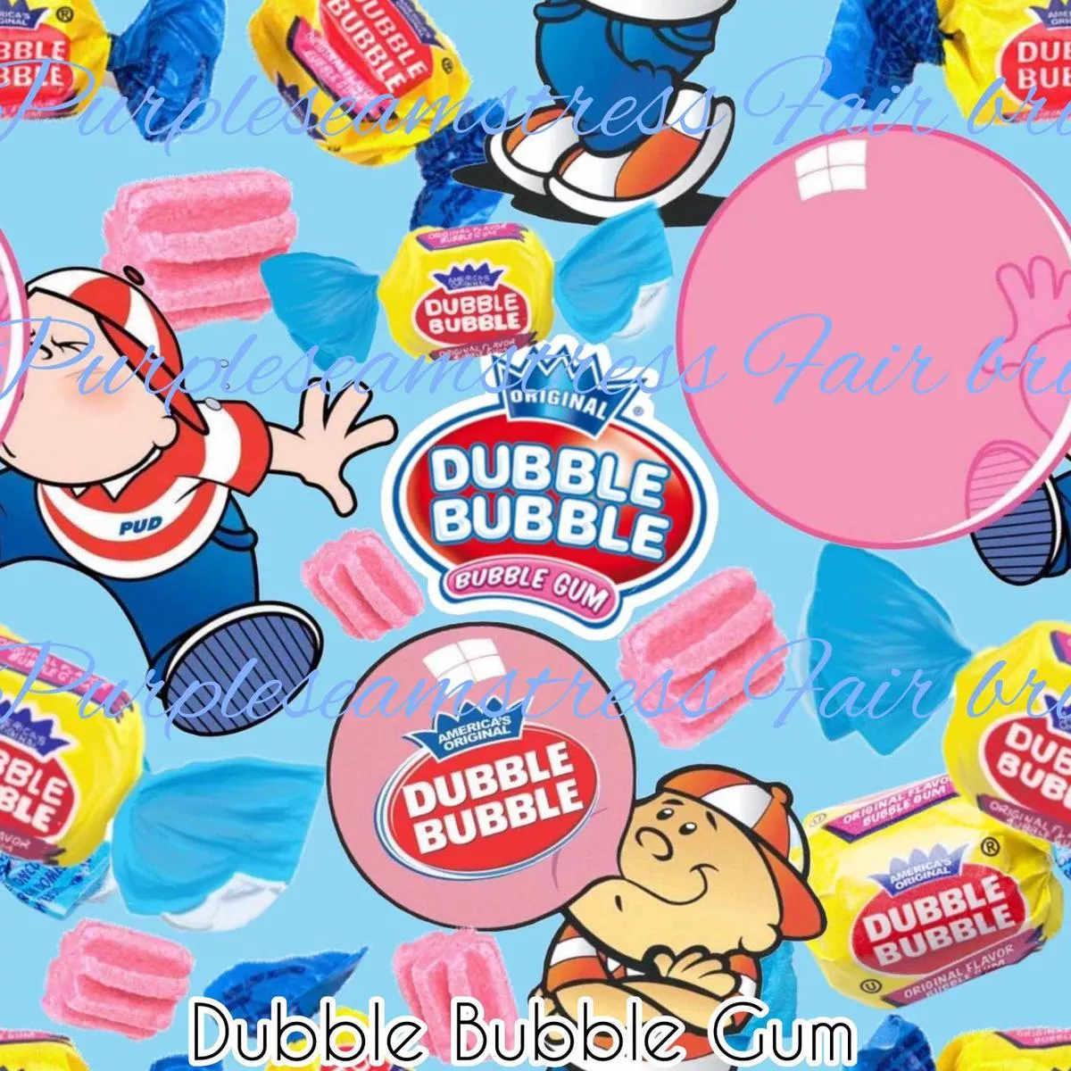 Dubble Bubble Gum on BlueFabric