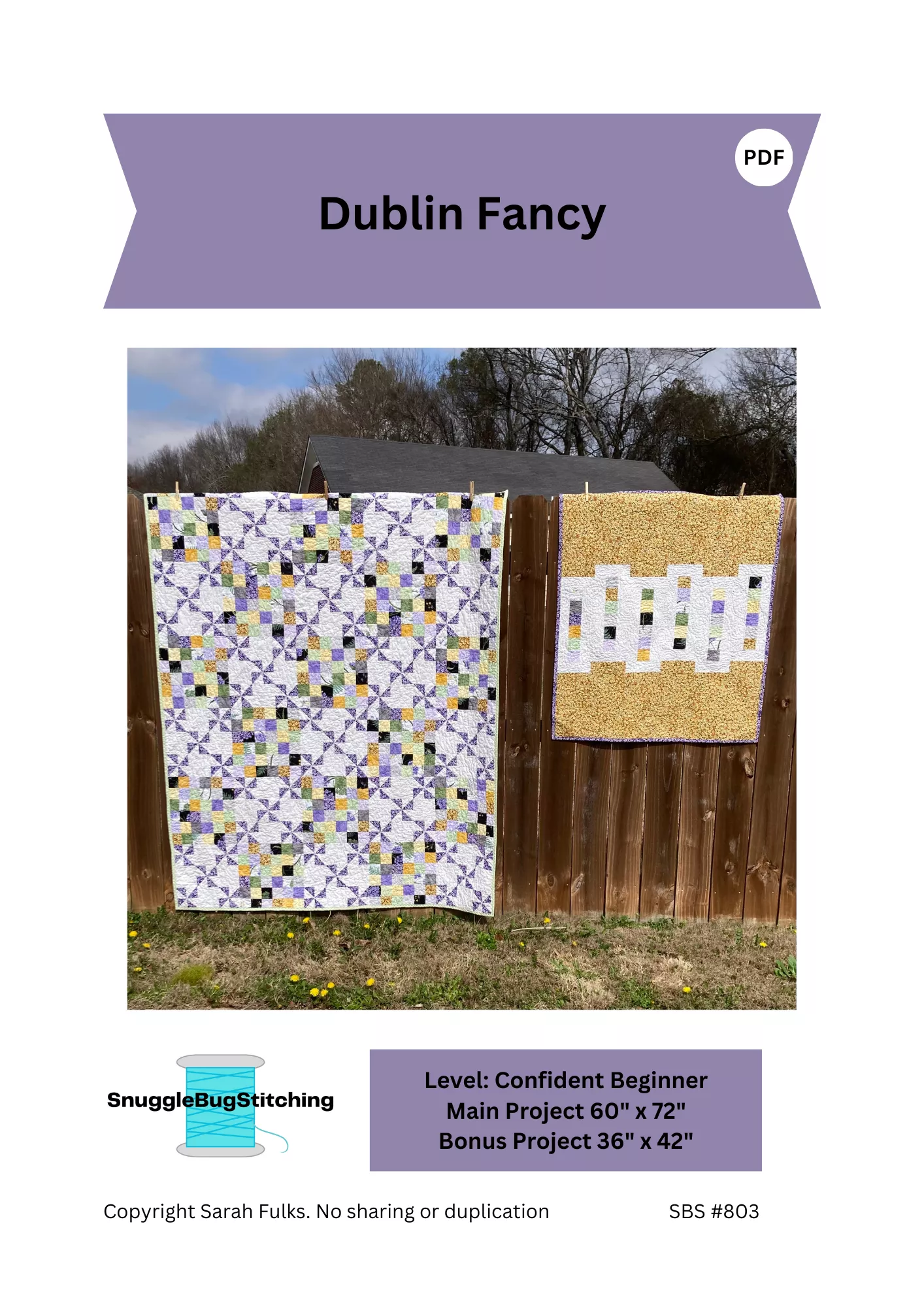 Dublin Fancy Downloadable Pattern