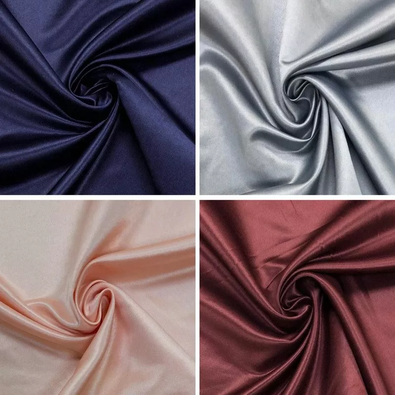 Duchess Satin Fabric Navy