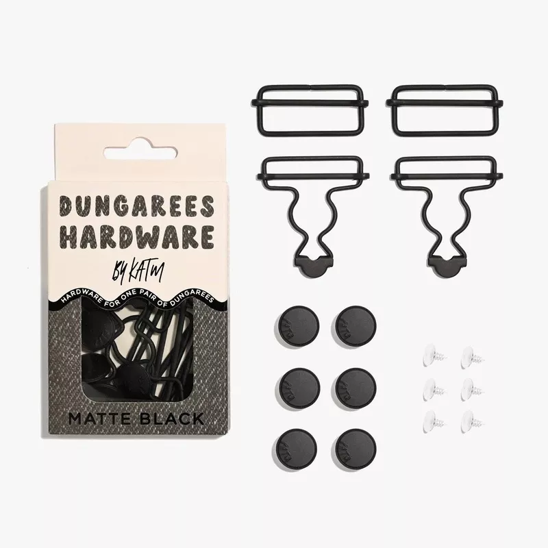 Dungarees Hardware Kit – Matte Black