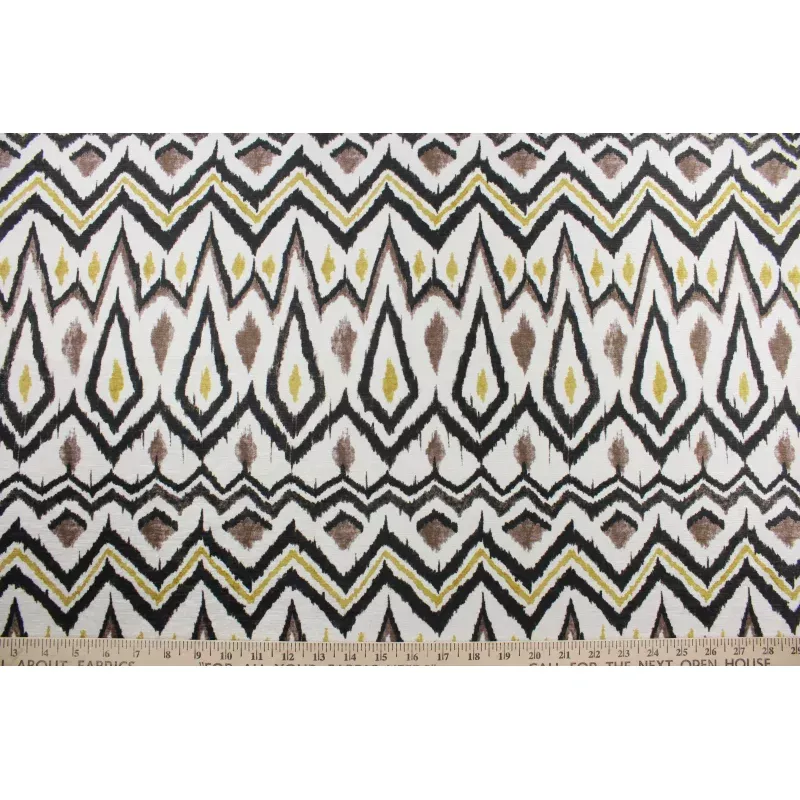 Duralee Fabrics Suburban Clyde in Black/Gold
