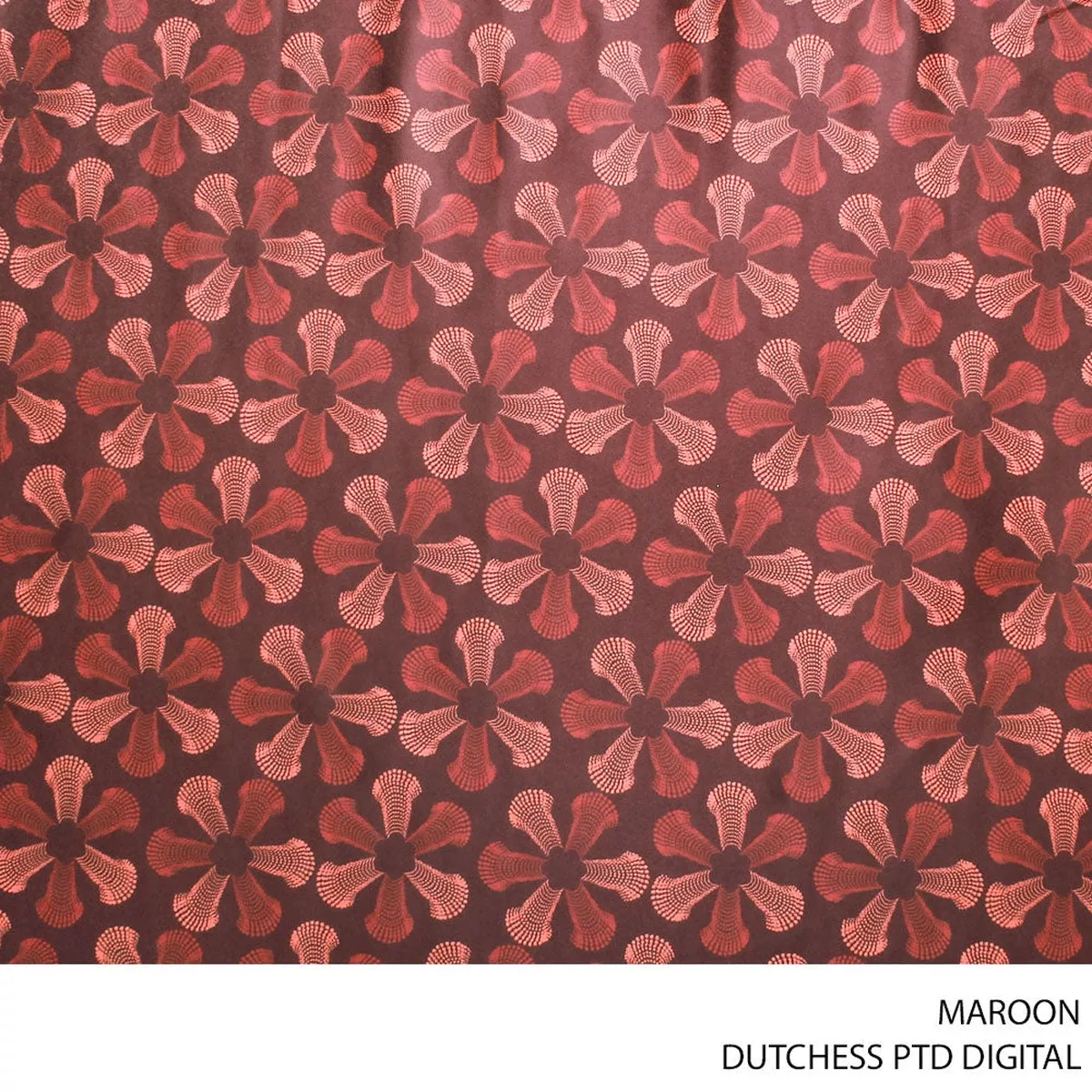 DUTCHESS PTD DIGITAL FABRIC 150CM MAROON
