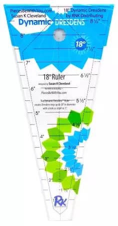 Dynamic Dresden 18 Degree RULER from RNK