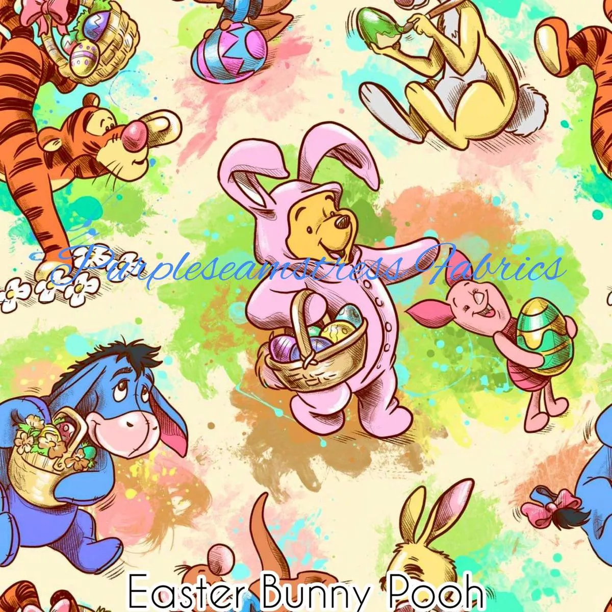 Easter Bunny PoohFabric