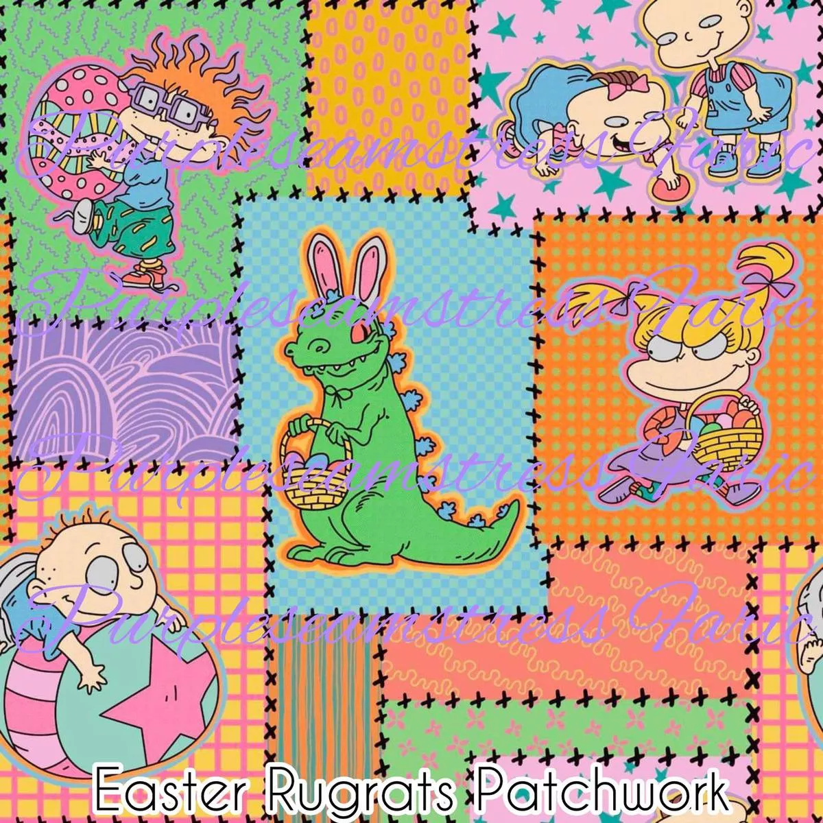 Easter Rugrats PatchworkFabric