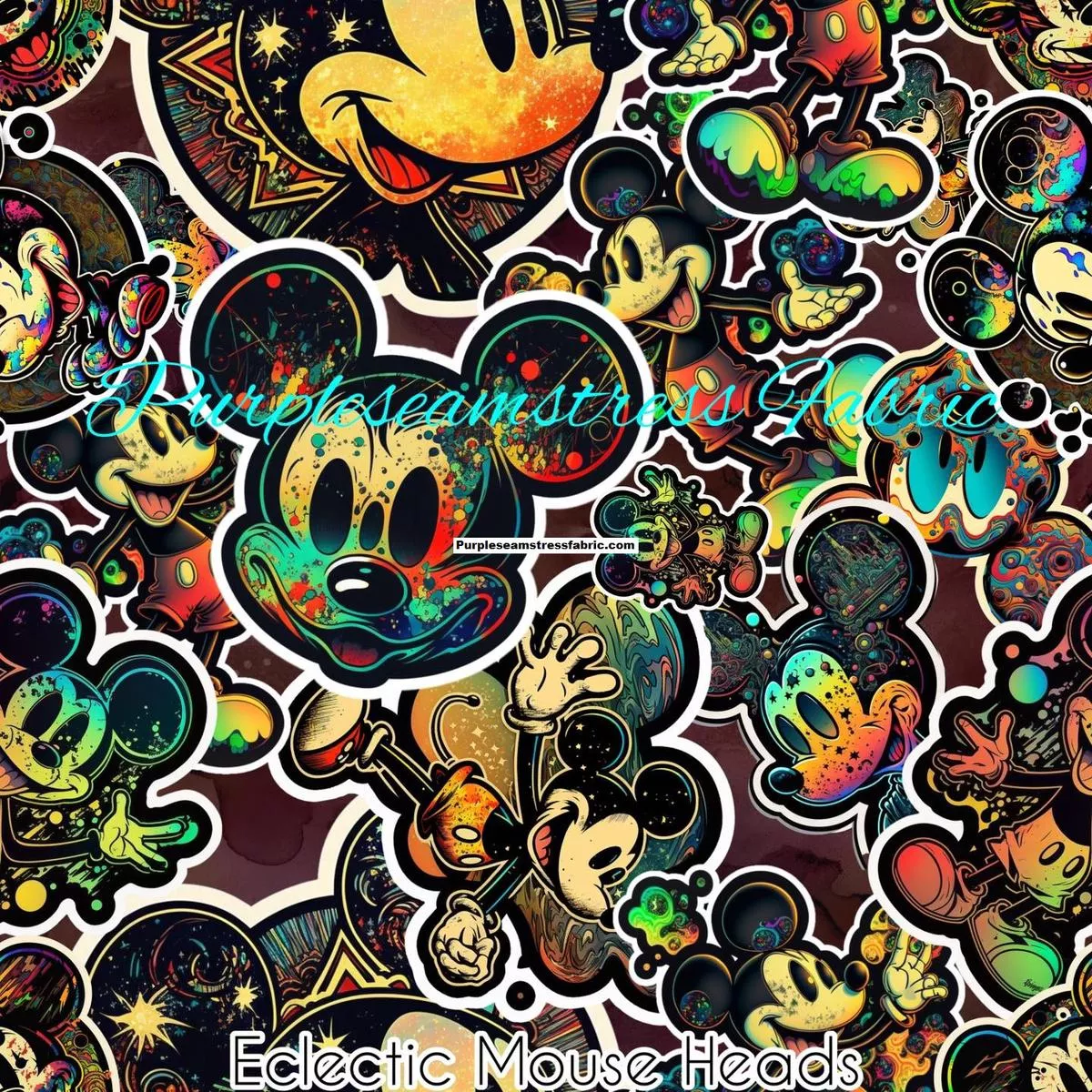 Eclectic Mouse HeadsFabric