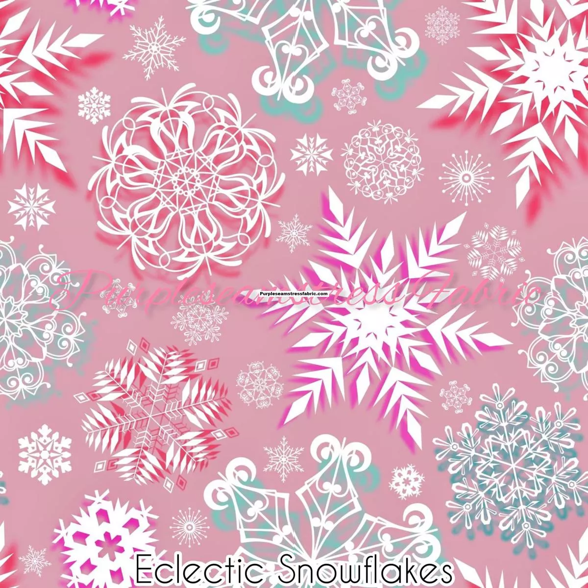 Eclectic SnowflakesFabric