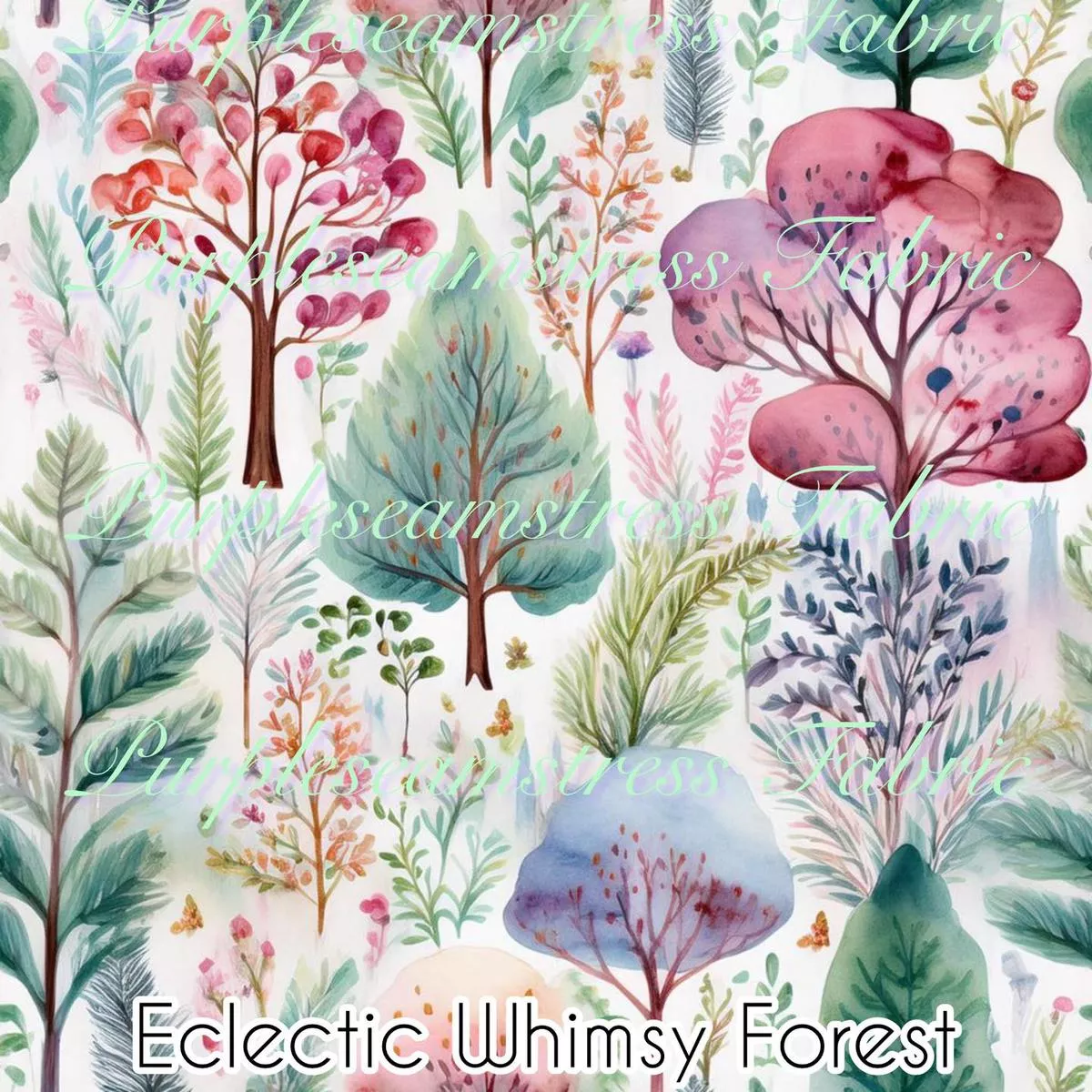 Eclectic Whimsy ForestFabric