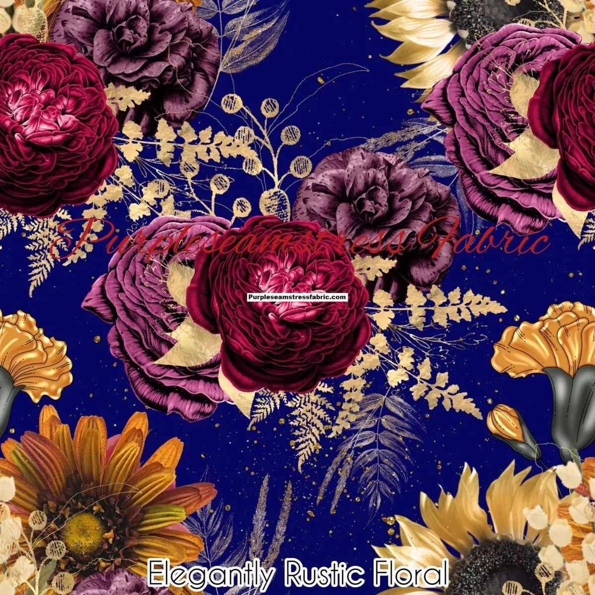 Elegantly Rustic FloralFabric