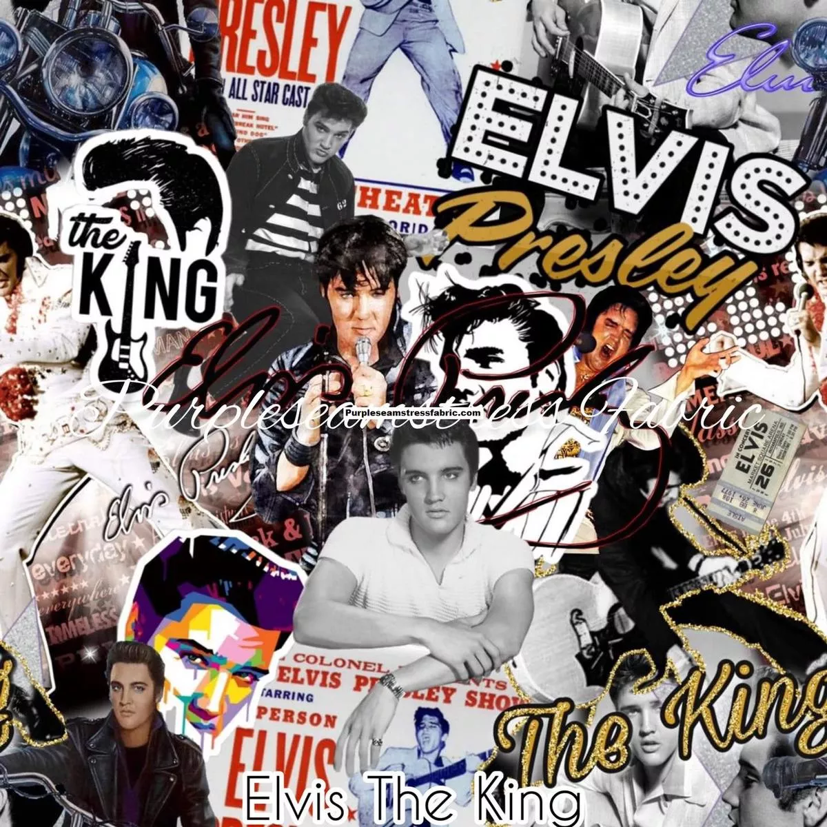 Elvis the KingFabric