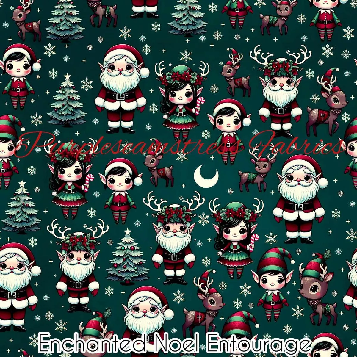Enchanted Noel EntourageFabric