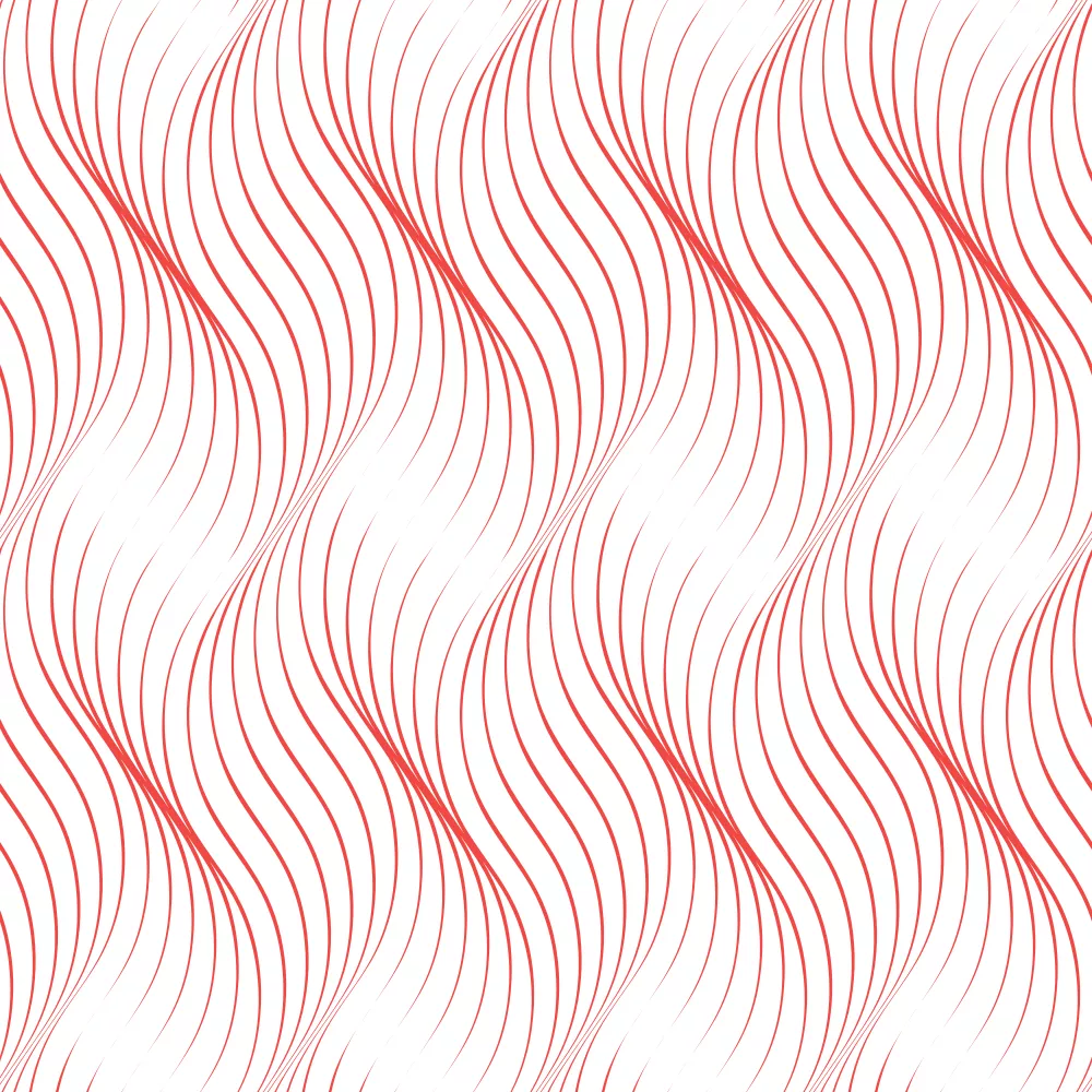 Endless Waves Fabric – Cinnabar