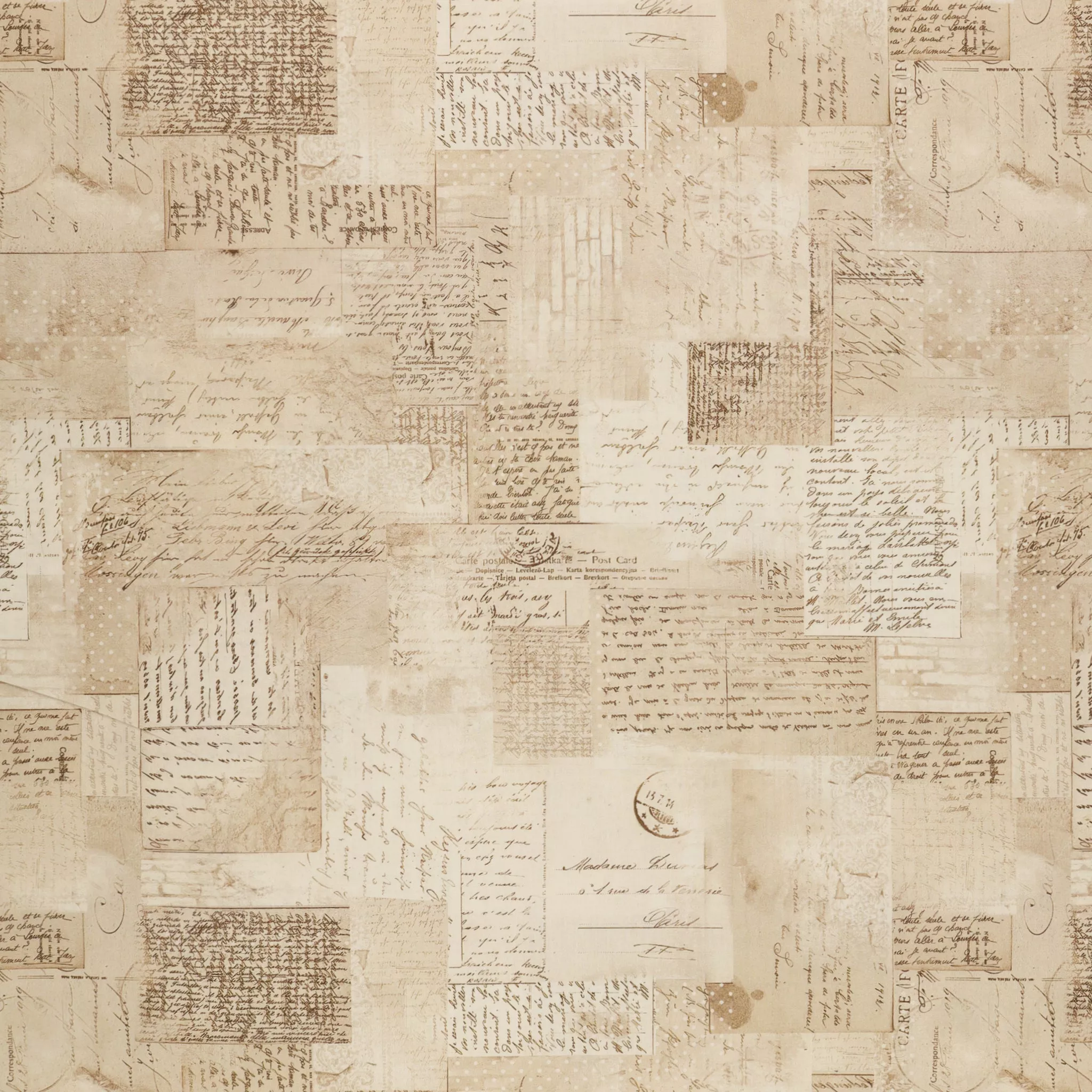 Ephemera Parchment 108″ Wide Quilt Backing