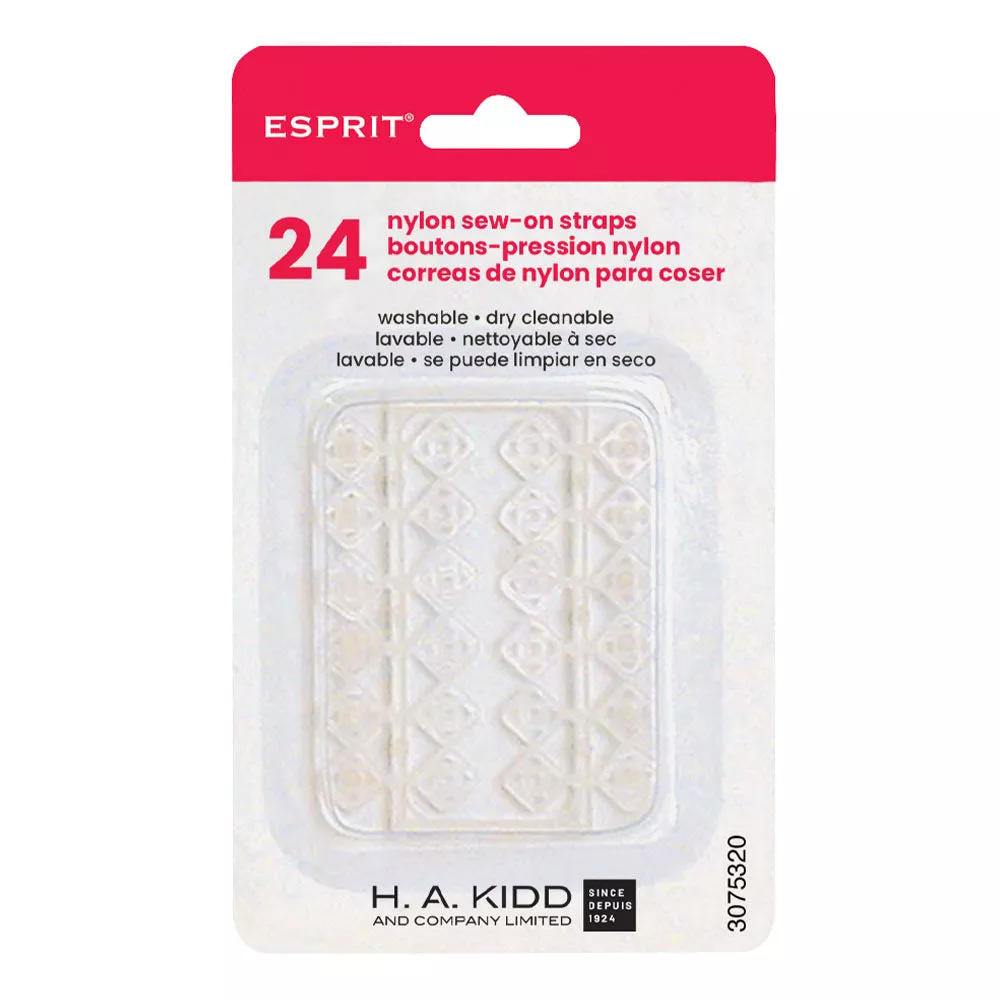 ESPRIT Nylon SewOn Snaps24 Sets