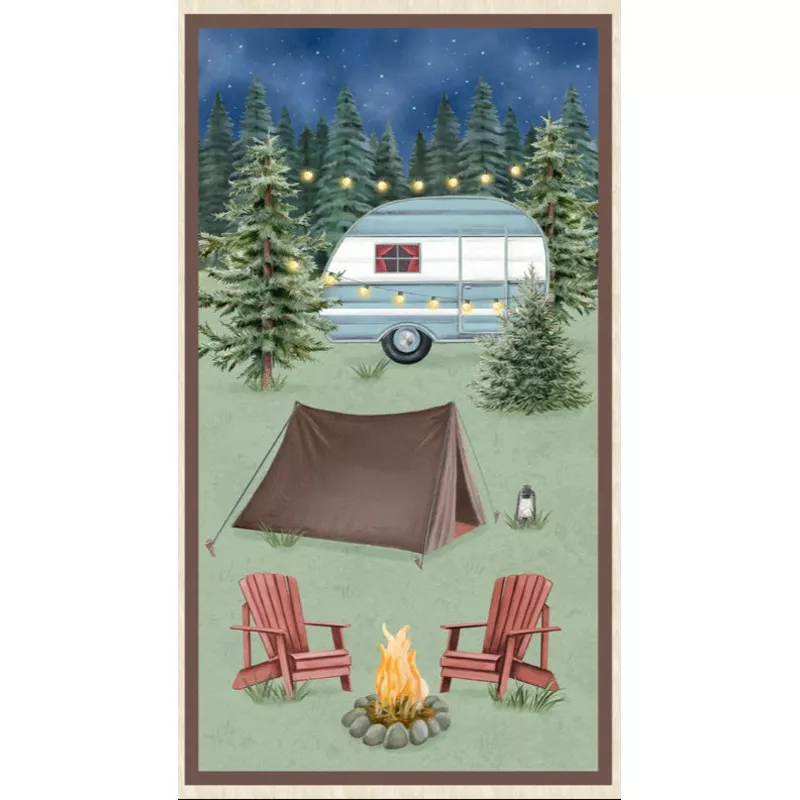 Evergreen Escape: Large Panel Multi