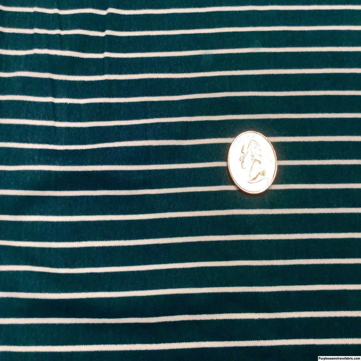 Evergreen/White Stripes Double Brushed P…