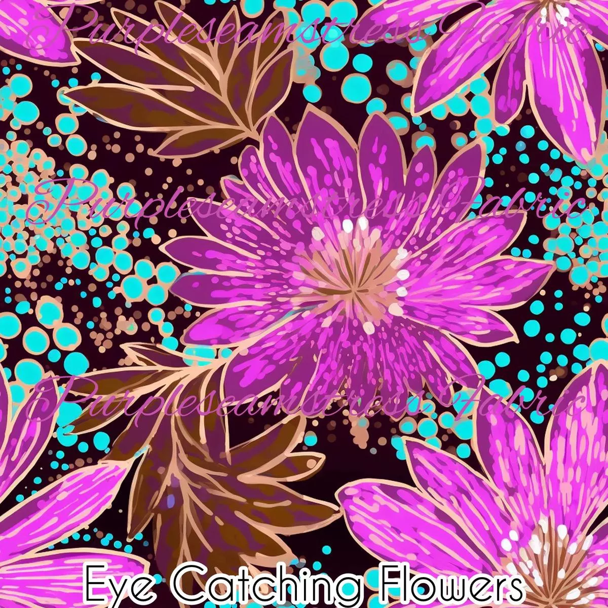 Eye Catching FlowersFabric