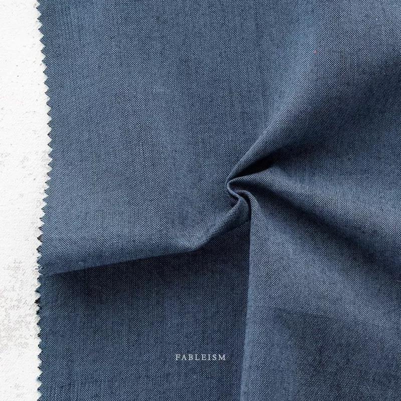 fableism supply co. | patchworkstoff | everyday chambray nocturne | stardust