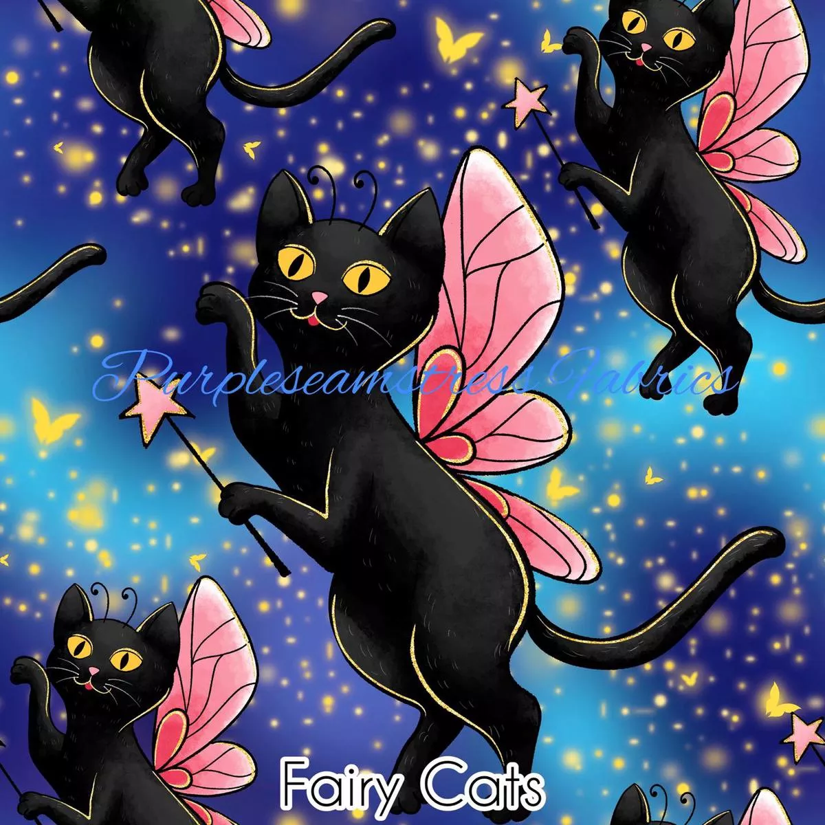 Fairy CatsFabric