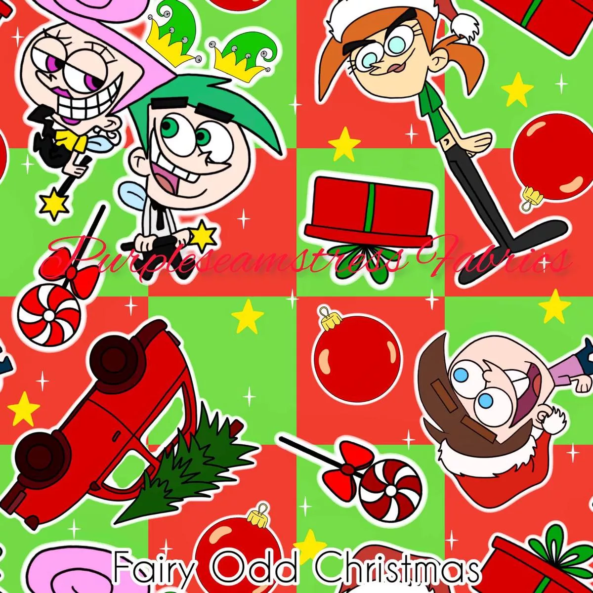 Fairy Odd ChristmasFabric