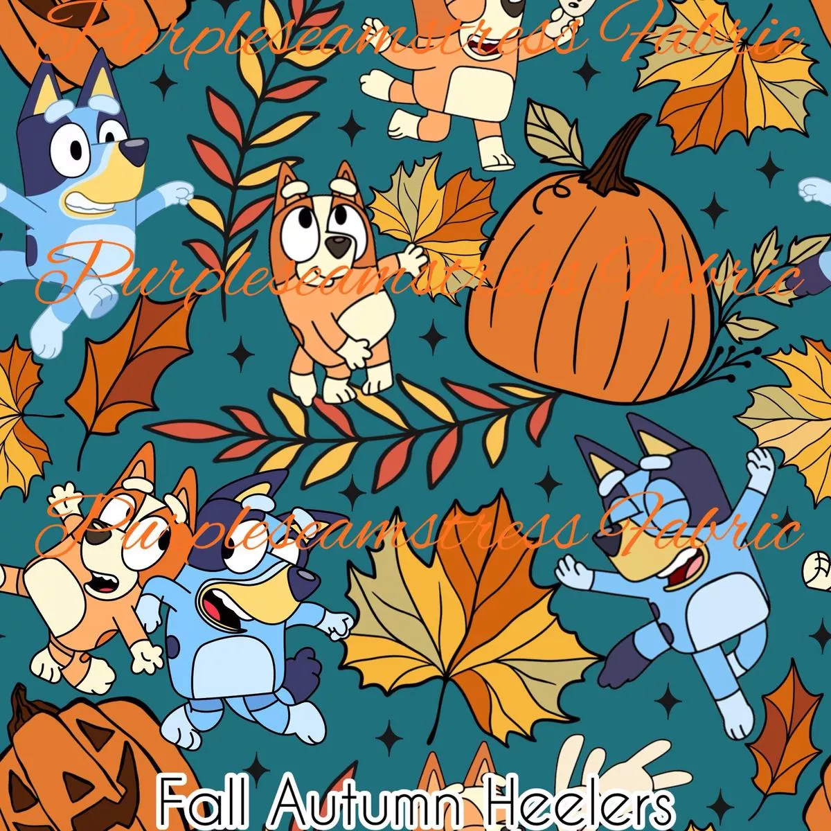 Fall Autumn HeelersFabric