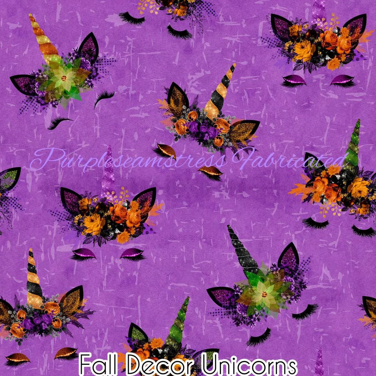 Fall Decor UnicornsFabric