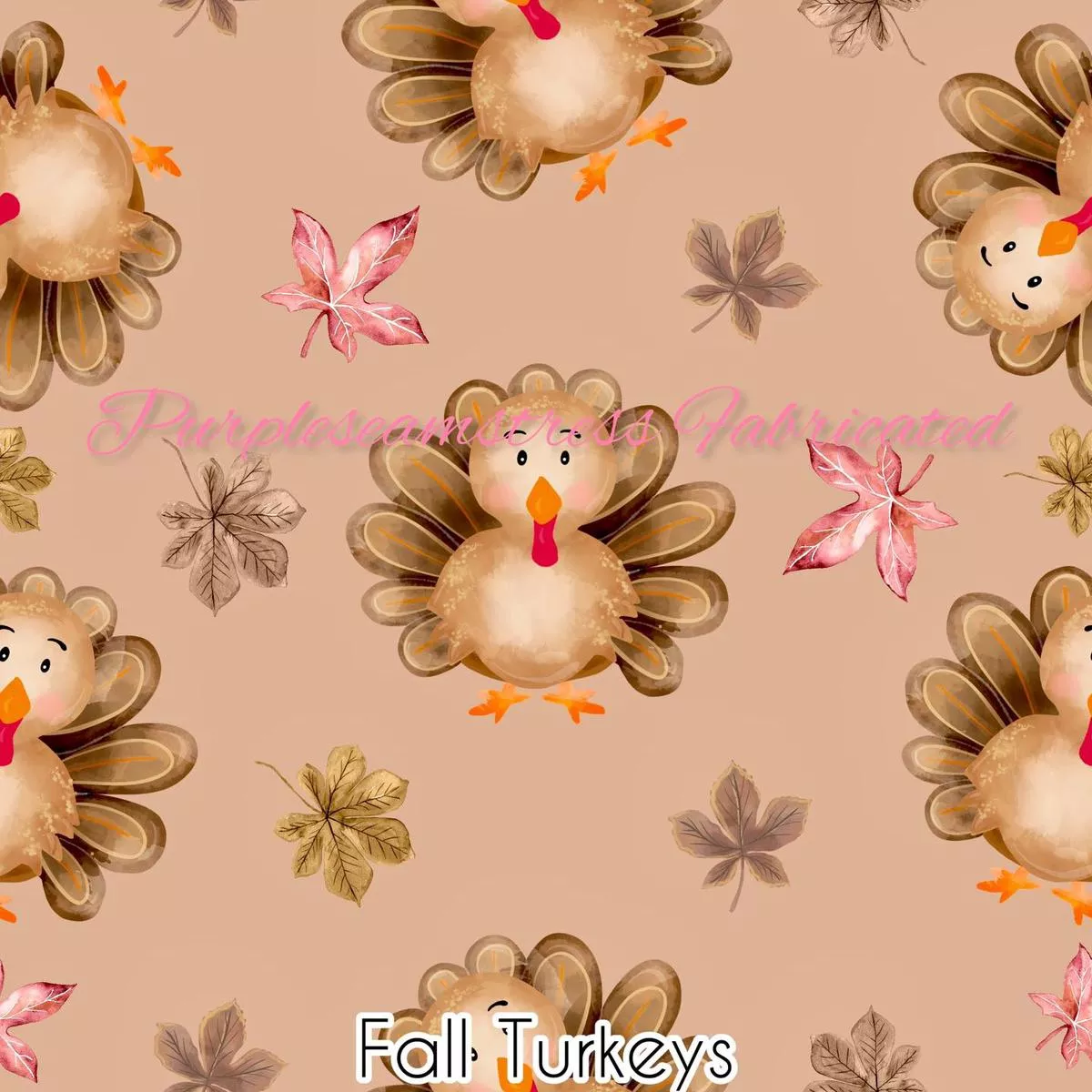 Fall TurkeysFabric