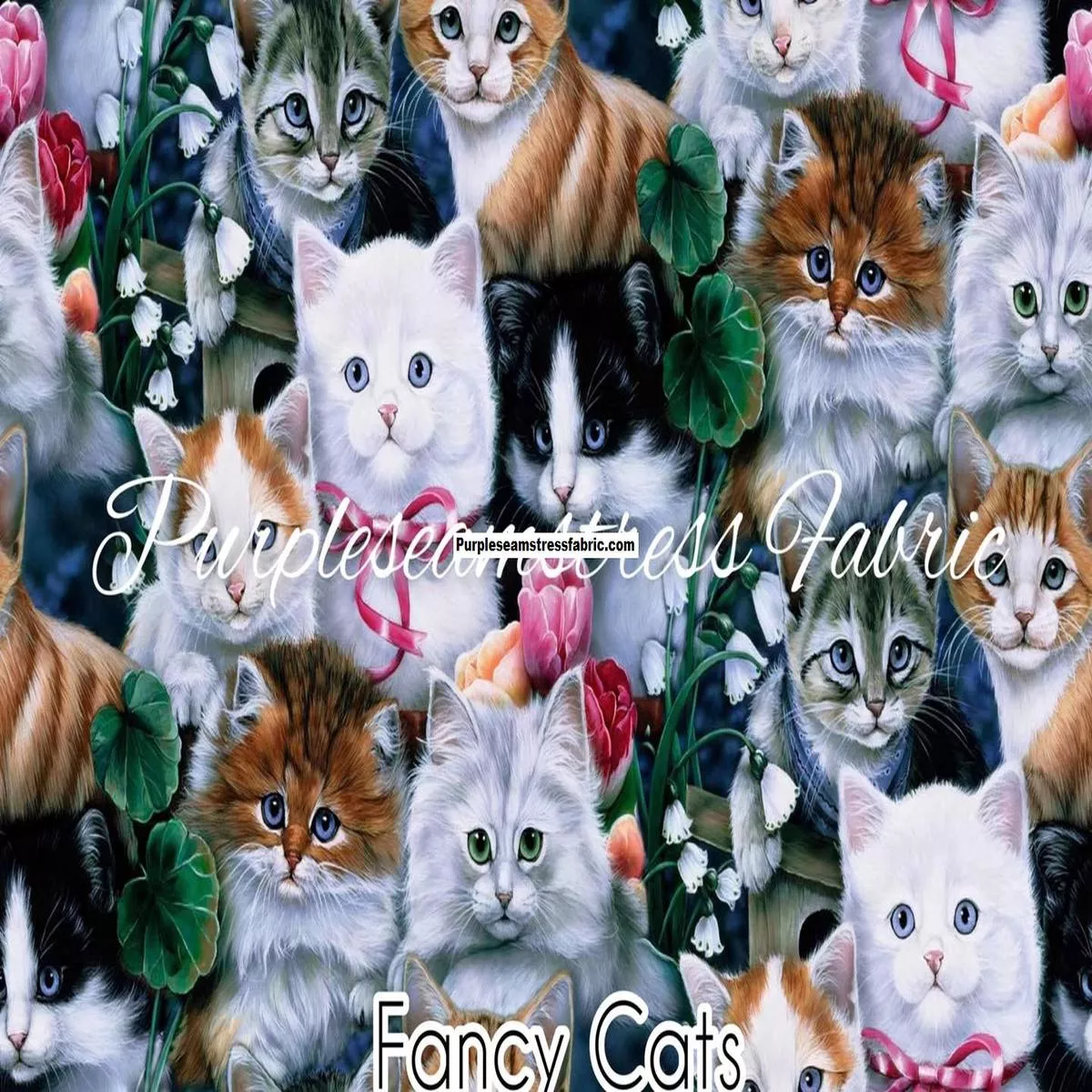 Fancy CatsFabric