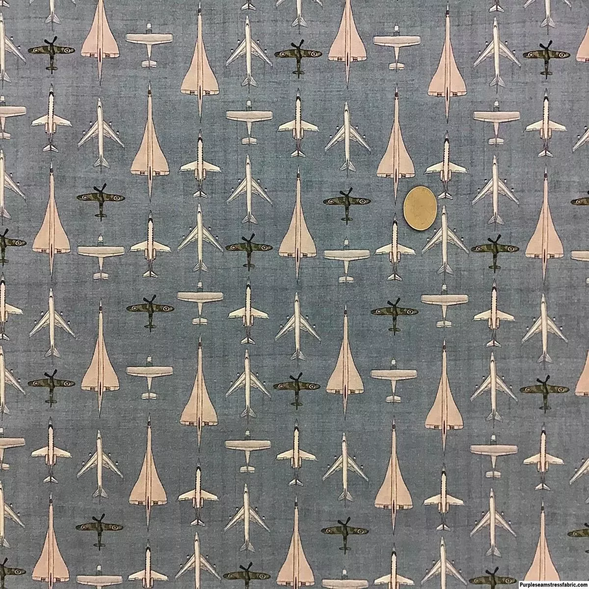Fancy Fighter Airplanes on heathered den…