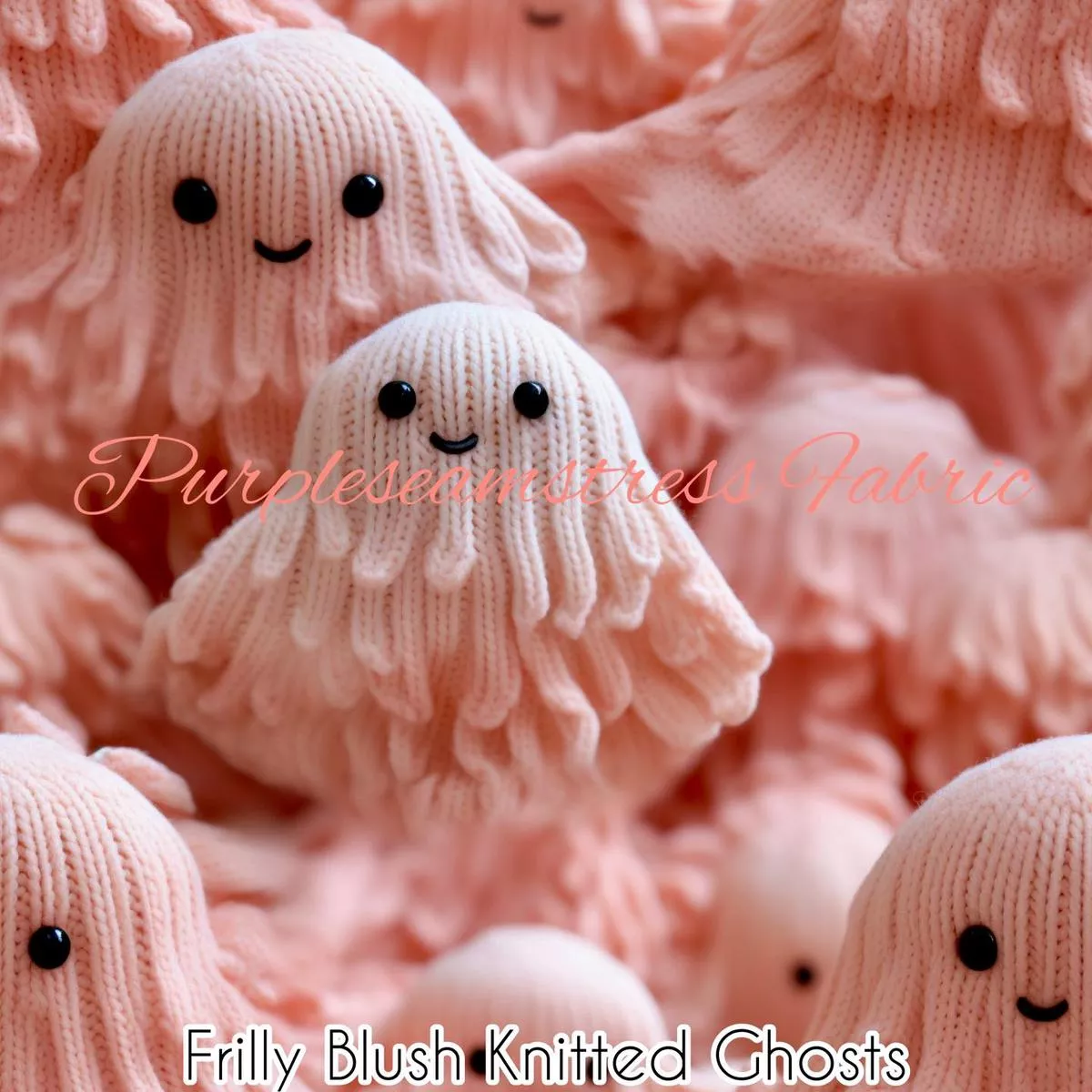 Faux Frilly Blush Knitted Ghosts …